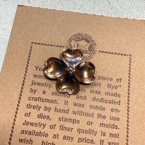 Vintage Copper Stewart Nye Brooch – Appalachian Dogwood Heritage